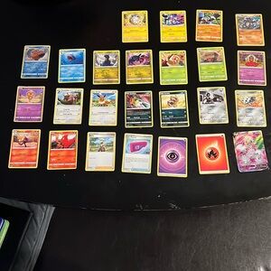 25 Pokémon cards